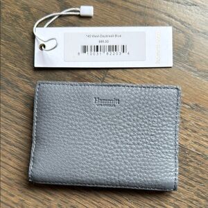 Hammitt 40 west daybreak blue Leather Wallet new